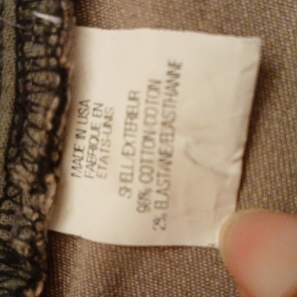 Helmut Lang Tan Casual Low Rise Straight-Leg Jeans Size 31 - Picture 6 of 7